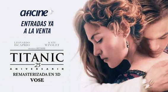 Cartel promocional del 25 aniversario de Titanic