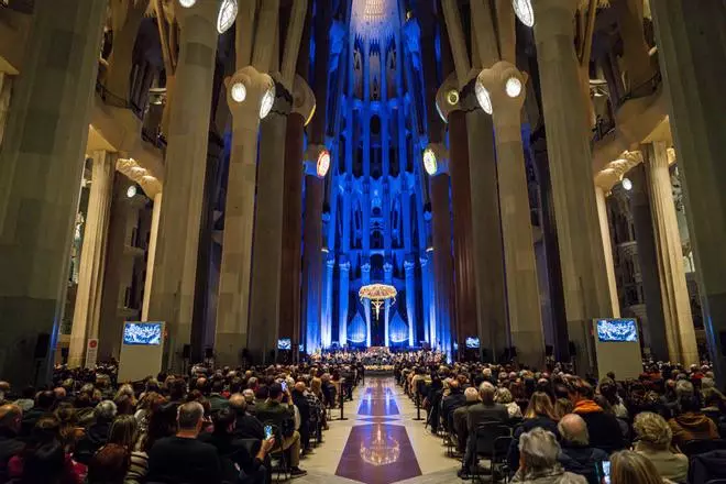 Sorteo de 400 entradas dobles gratis para el concierto de Navidad de la Sagrada Família