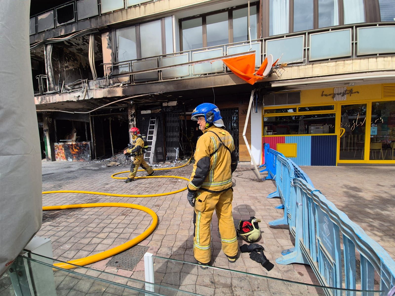 Incendio en un local del Paseo Marítimo de Palma