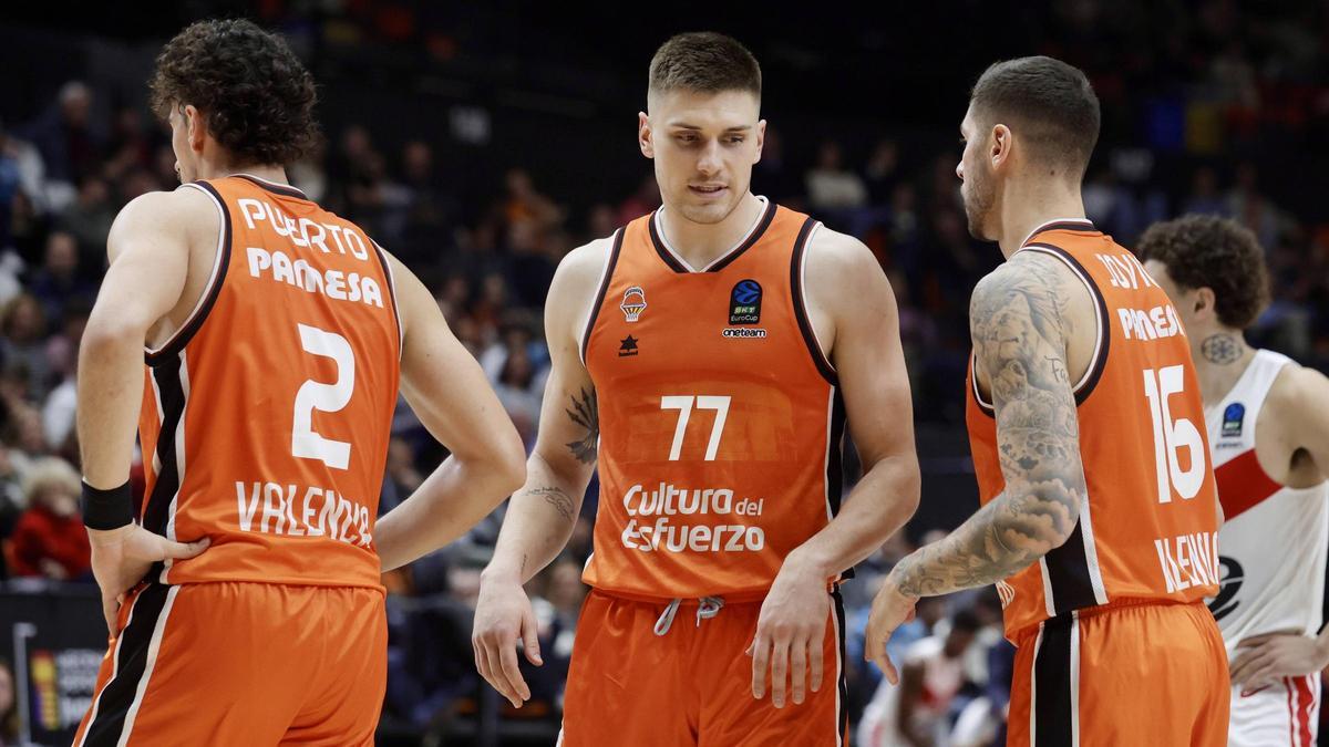 Al haber acabado la primera fase como el mejor equipo de la competición, el Valencia tendrá ventaja de pista en todos los cruces que dispute.