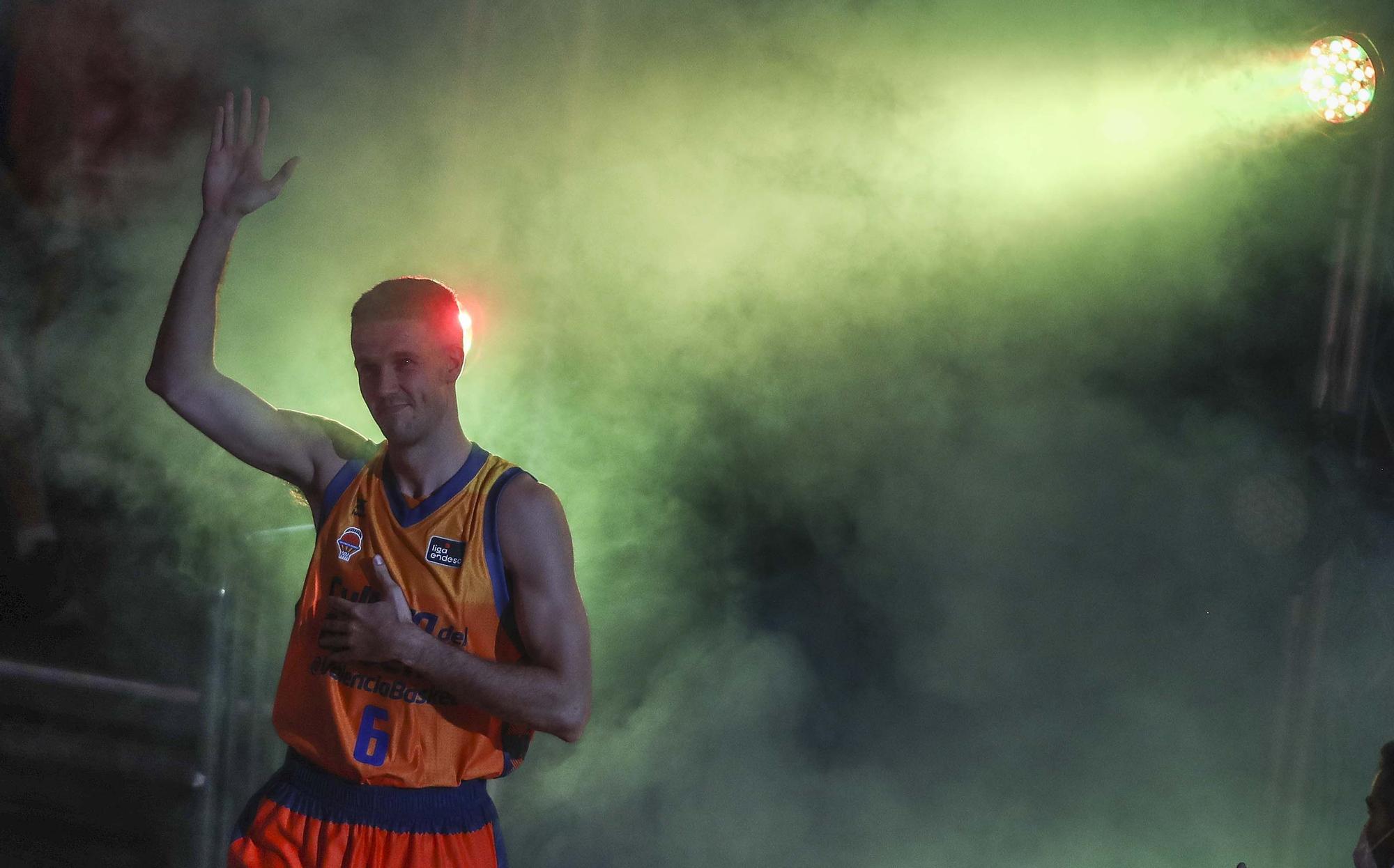 La espectacular presentación del Valencia Basket