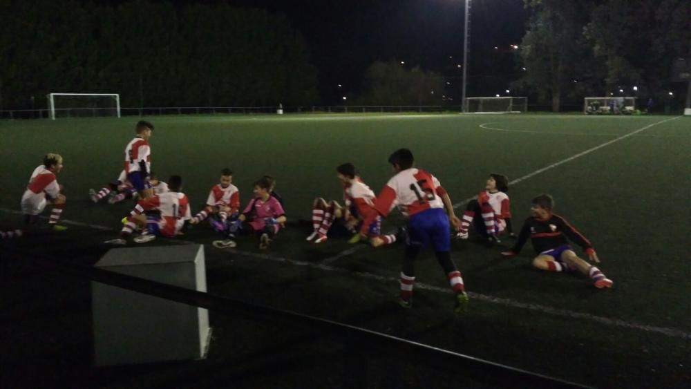 El equipo arousano, entrenado por Eduardo Carregal, nuevo campeón del Grupo A de la categoría alevín de fútbol 11 gracias a su victoria a domicilio ante el Lérez