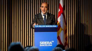 Daniel Sirera durante su conferencia en el Recinte Modernista de Sant Pau.