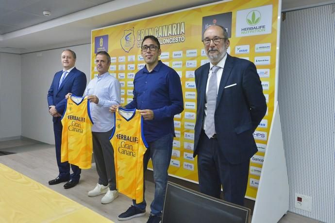 09-07-2020 LAS PALMAS DE GRAN CANARIA. Presentación oficial de Willy Villar y Porfi Fisac, nuevos director deportivo y entrenador del Herbalife Gran Canaria. Fotógrafo: ANDRES CRUZ  | 09/07/2020 | Fotógrafo: Andrés Cruz