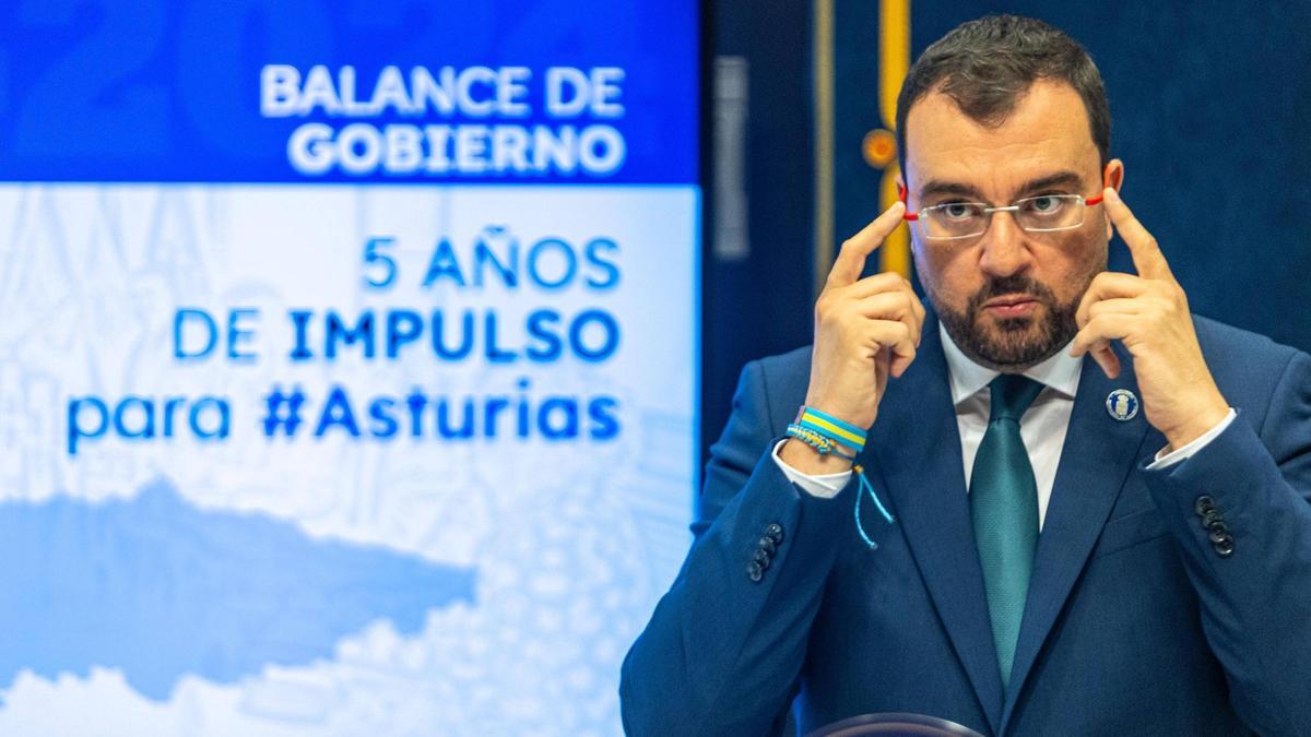 Barbón, ayer en Presidencia