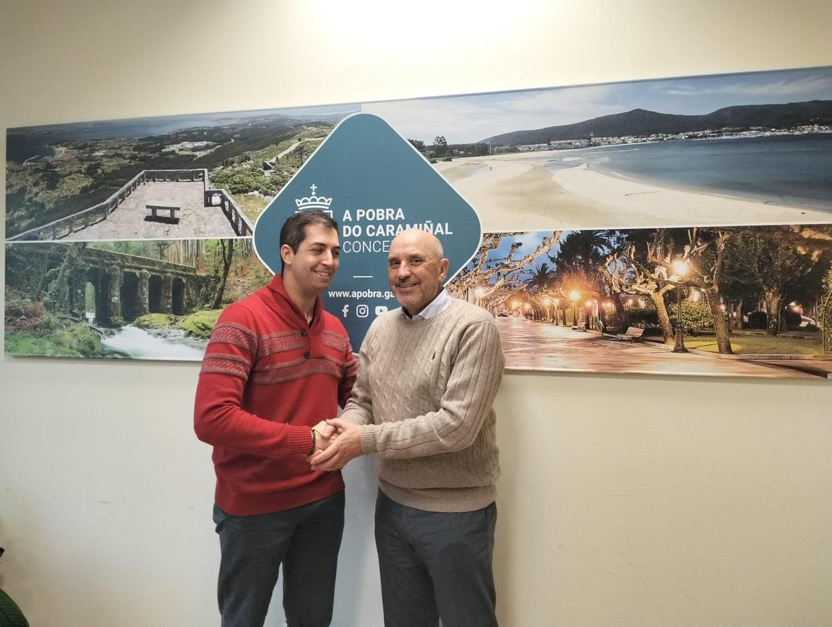 Eloy Sobrido, esquerda, e José Carlos Vidal.