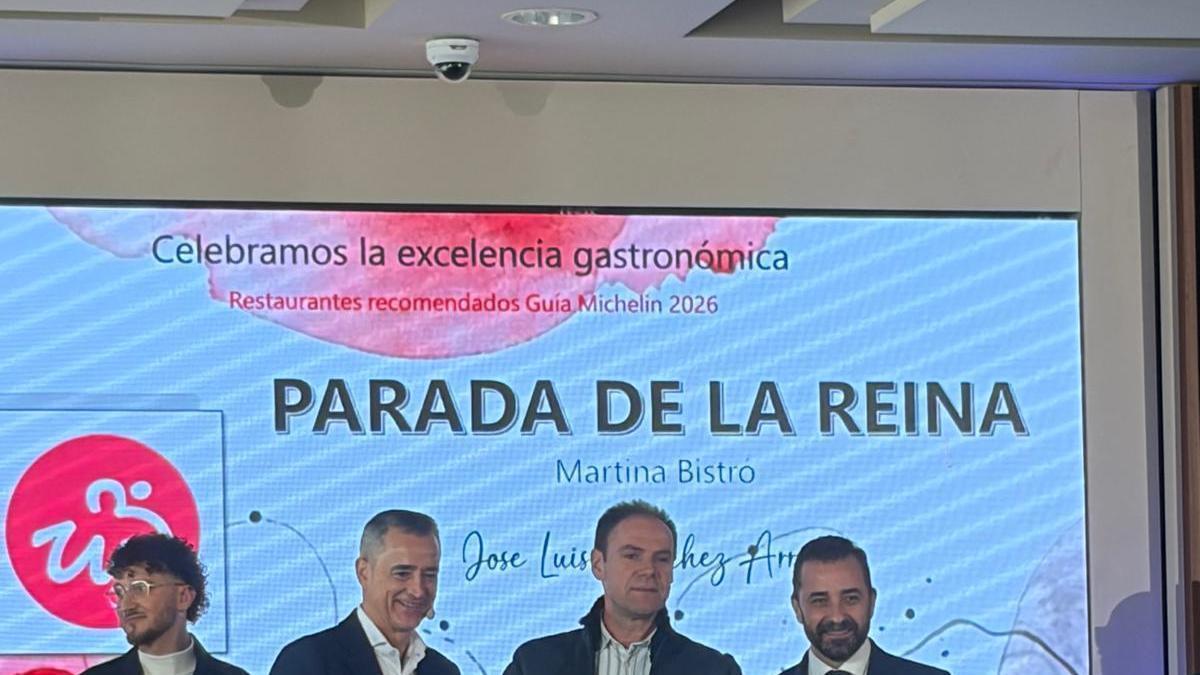 Video | El restaurante Parada de la Reina-Martina Bistró de Plasencia recoge su distintivo como restaurante recomendado de la Guía Michelín