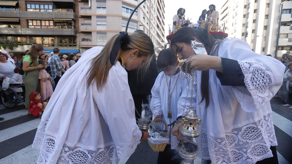 En imágenes | Procesiones del Jueves Santo en Zaragoza