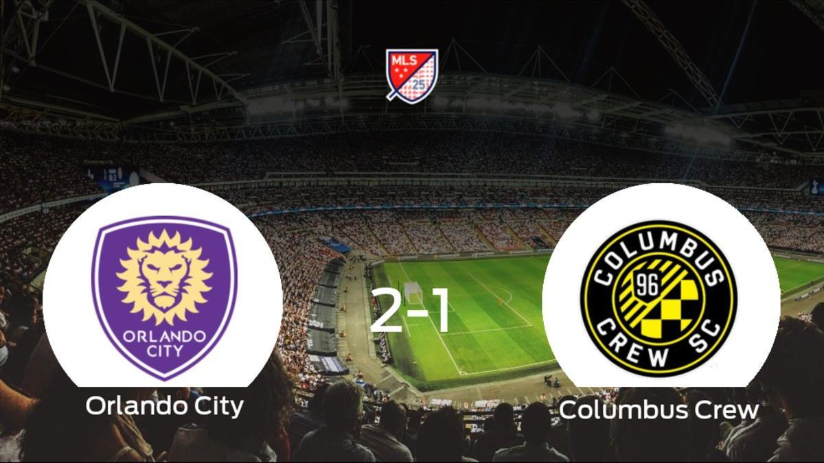 El Orlando City gana 2-1 al Columbus Crew en el Exploria Stadium