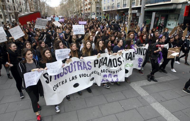 La jornada del 8M en Aragón