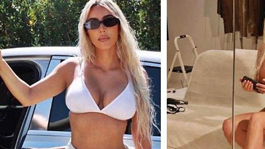 ¿Nueva prenda a la moda? Kim Kardashian sorprende con esta braga-pantalón