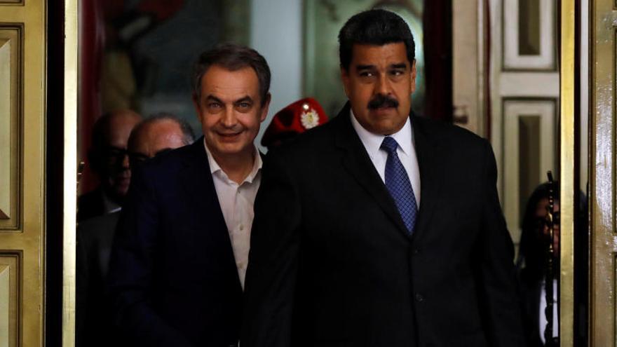 Zapatero, con Maduro en una imagen de archivo.