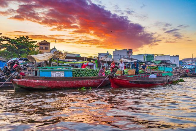 Cai Rang, Delta del Mekong, Vietnam