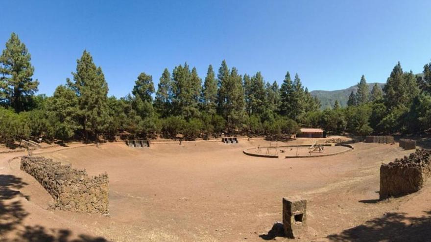 La Caldera de La Orotava, una de las áreas recreativas que estuvieron cerradas a causa del incendio.