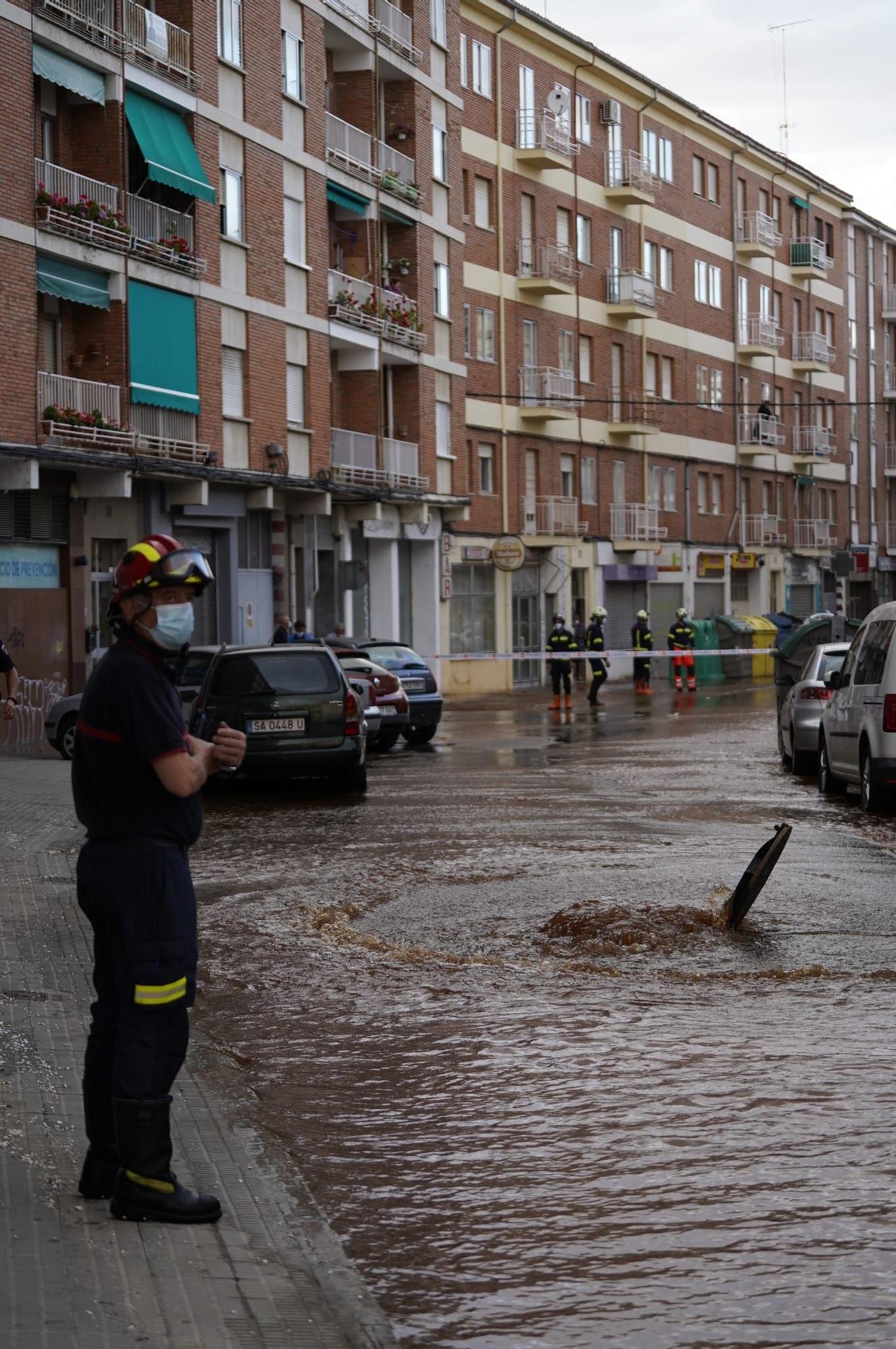 Inundación en Campo de Marte