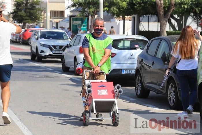 Protesta de policías en La Manga