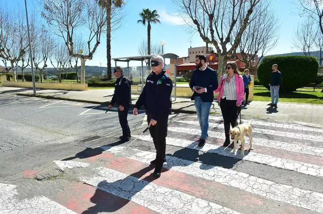 La Policía Local de Plasencia, 'ciega' por un día