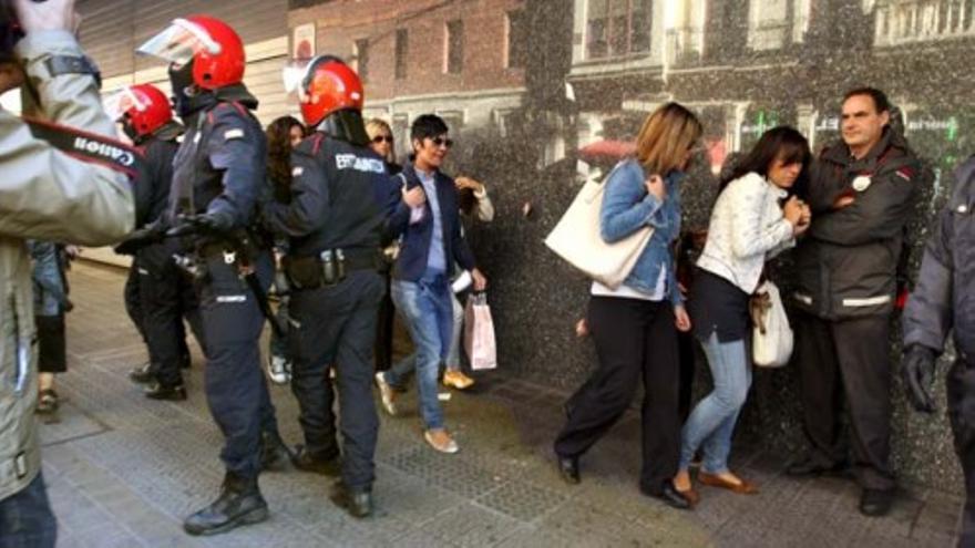 Jornada de huelga general en el País Vasco y Navarra