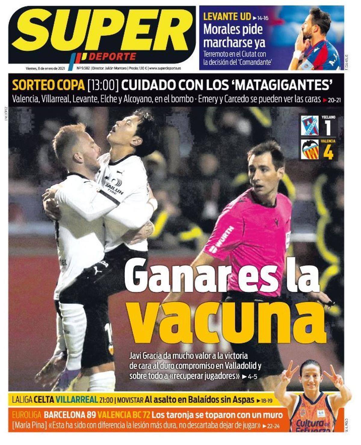 Esta es la portada de SUPER de este viernes