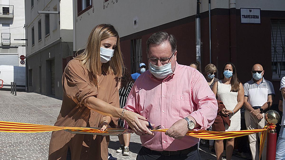 Inauguración de las calles Ferrer, Guàrdia i Aurora de Parets