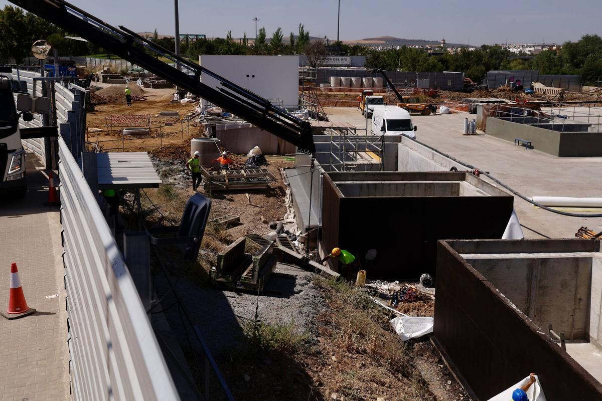 Córdoba. Obras del tanque de tormentas