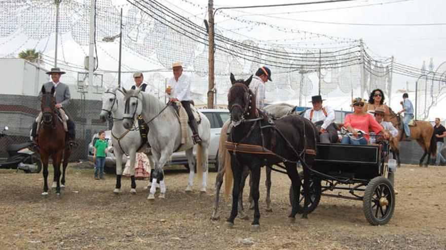 Los aficionados al mundo del caballo se acercaron al recinto ferial de San Pedro Alcántara para disfrutar de una tarde de concursos y carreras.