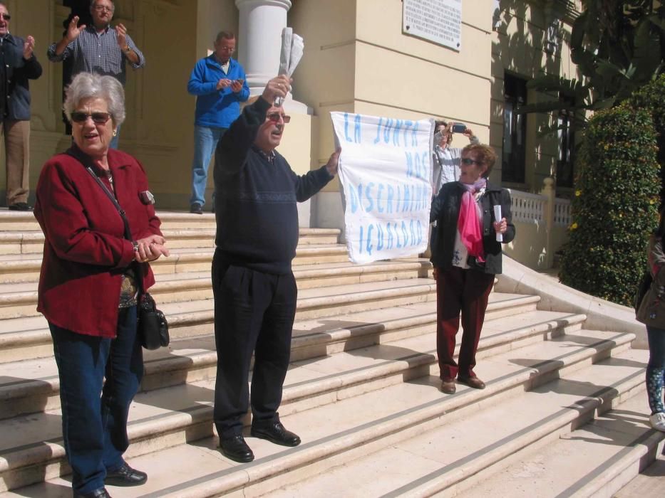 Manifestación contra el impuesto de sucesiones