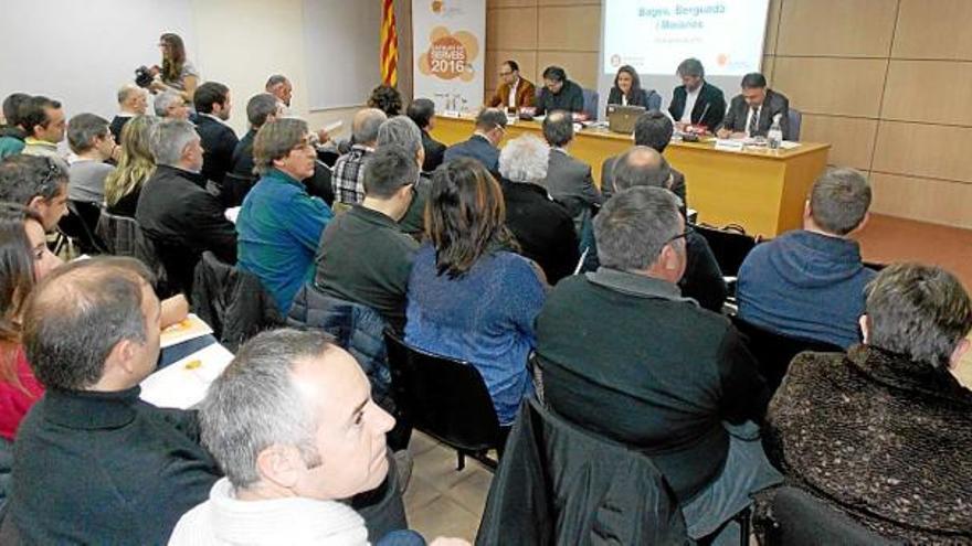 Un moment de la trobada d&#039;ahir al Consell Comarcal del Bages