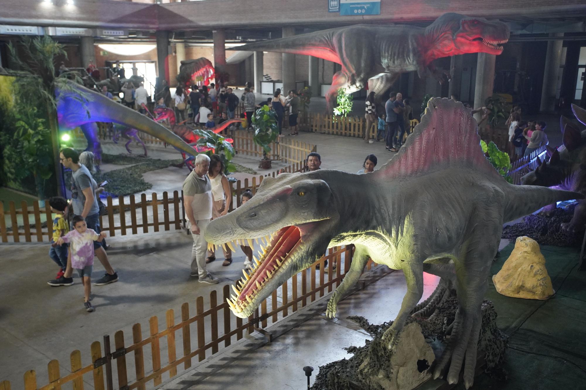 Dinosaures a mida real al Palau de Fires