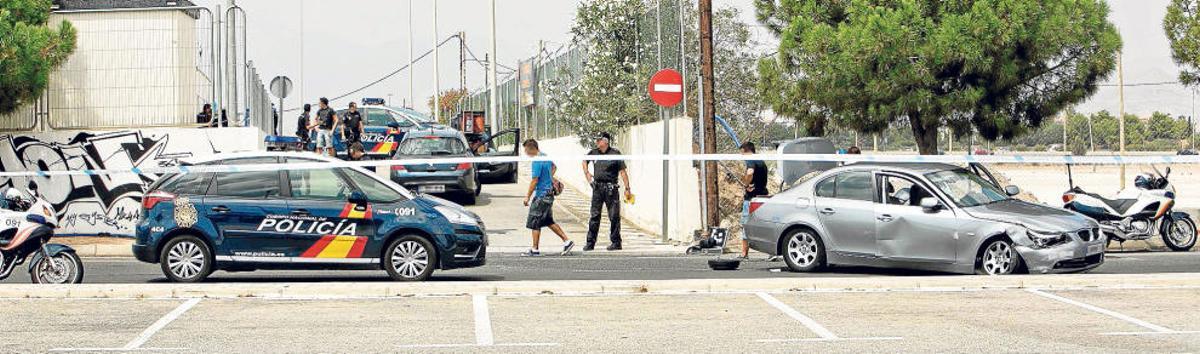 La Policía arresta a dos hombres en Alicante tras un tiroteo y una persecución policial