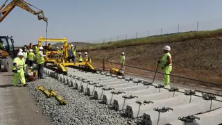 Las obras de la alta velocidad entre Plasencia y Talayuela superan el 70% de su ejecución