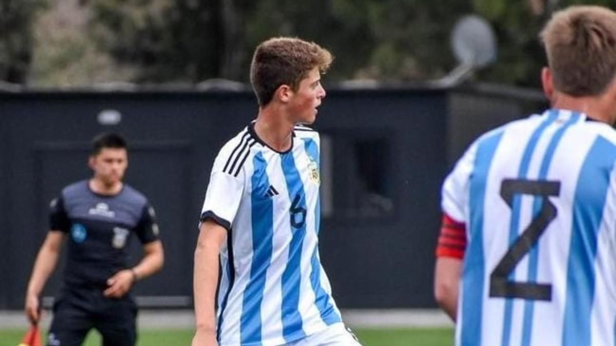 Nico Marcipar es un fijo de las selecciones inferiores de Argentina