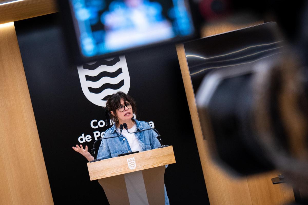 Anabel Gulías en su comparecencia de este miércoles.