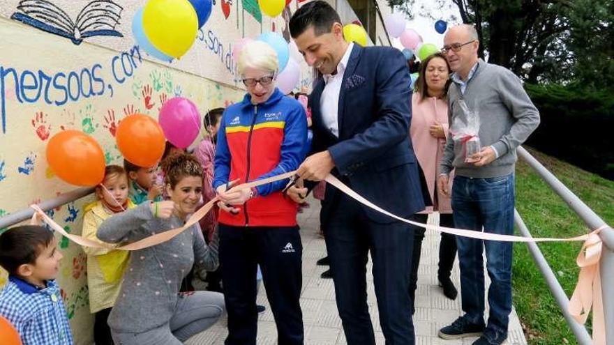 Susana Rodríguez y Andrés Díaz en su visita al Cordo Boullosa. / FdV