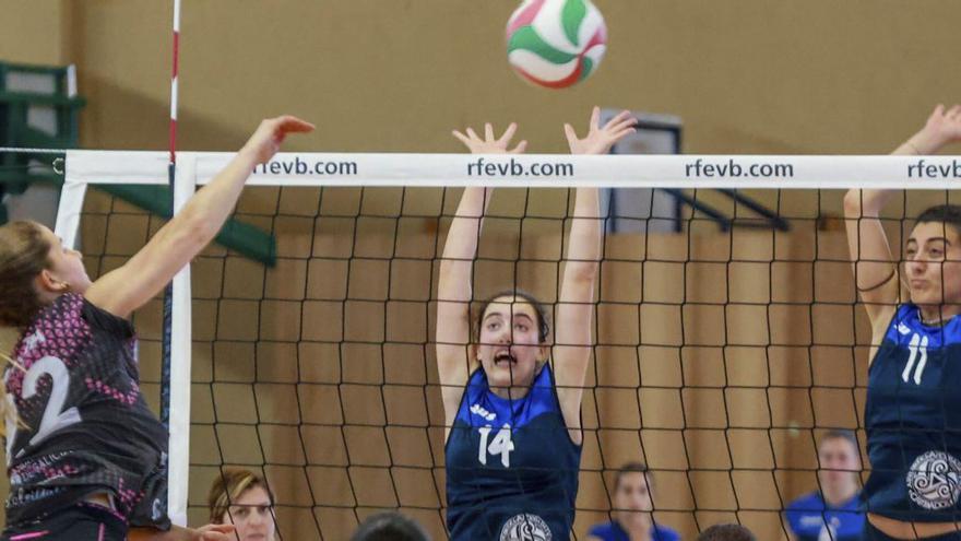 Cambados fue una fiesta del voleibol con la fase final autonómica femenina
