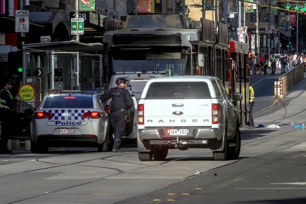 Atropello masivo en Melbourne