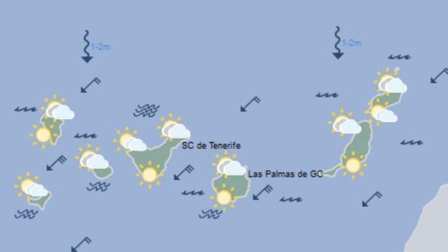 Aviso amarillo por fenómenos costeros hasta el martes en Gran Canaria, Tenerife y La Gomera