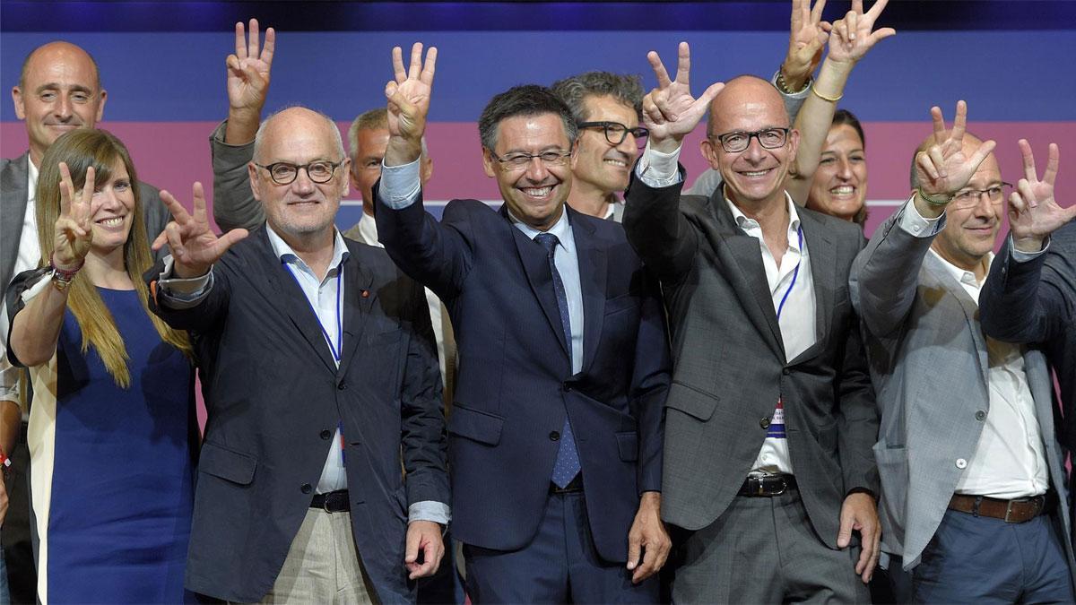 Josep Maria Bartomeu, ganador de las elecciones del 2015