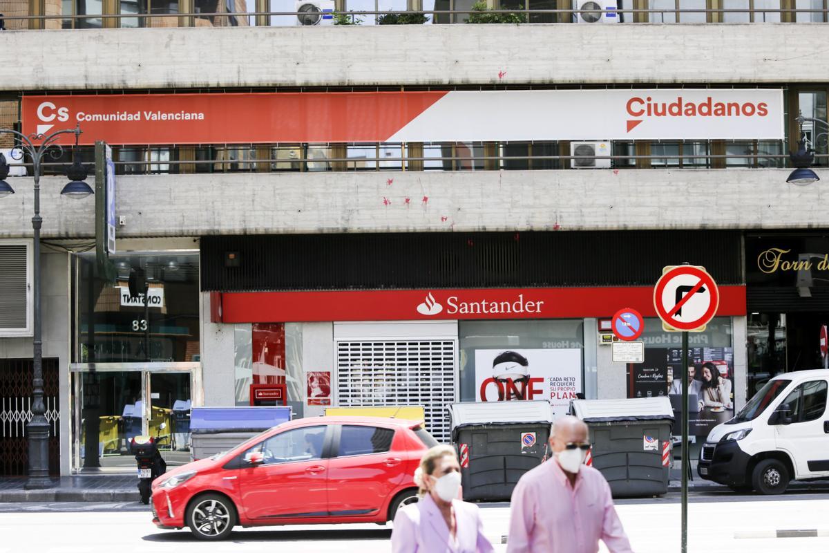 La actual sede de Ciudadanos que va a cerrar