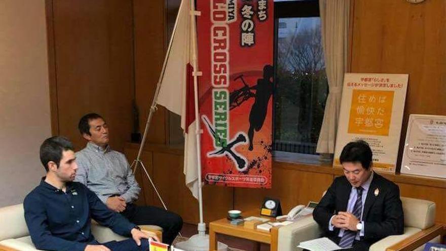 Felipe Orts durante la presentación de la carrera que se disputa el domingo en Japón