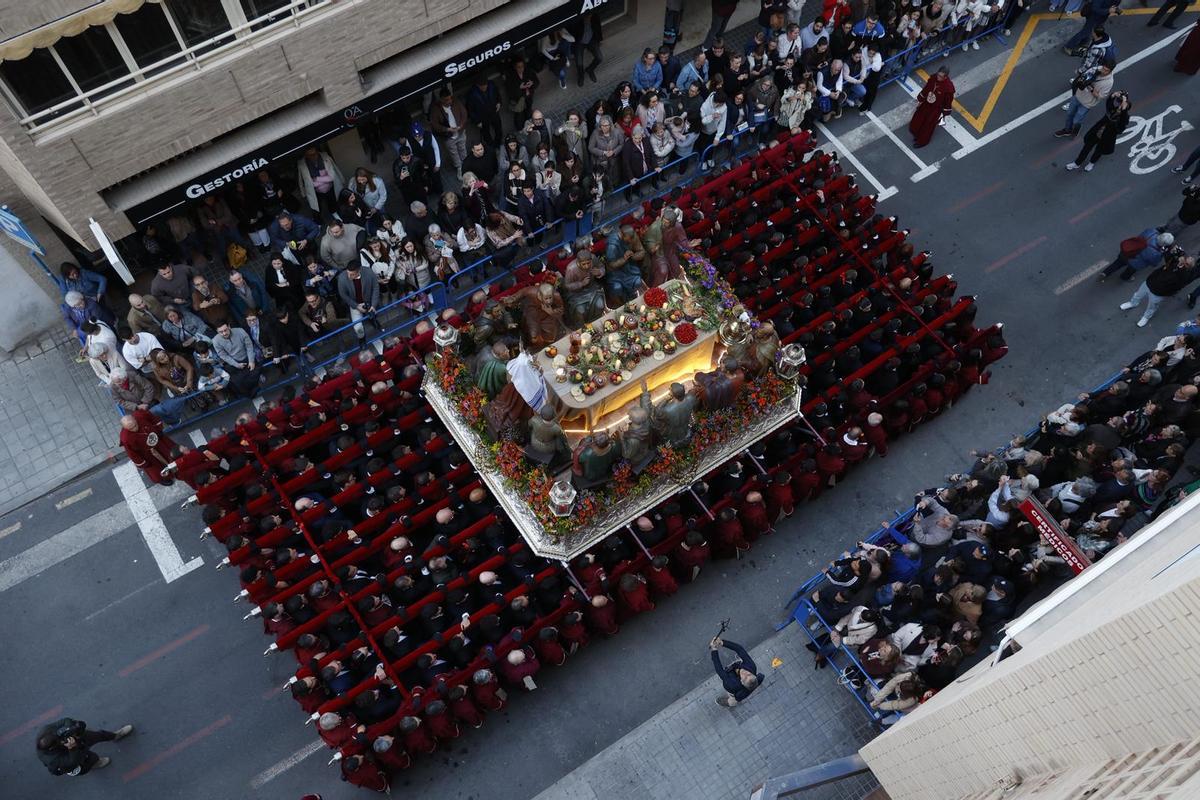 Semana Santa en Alicante 2026: Procesión de la Hermandad de la Santa Cena en el Jueves Santo