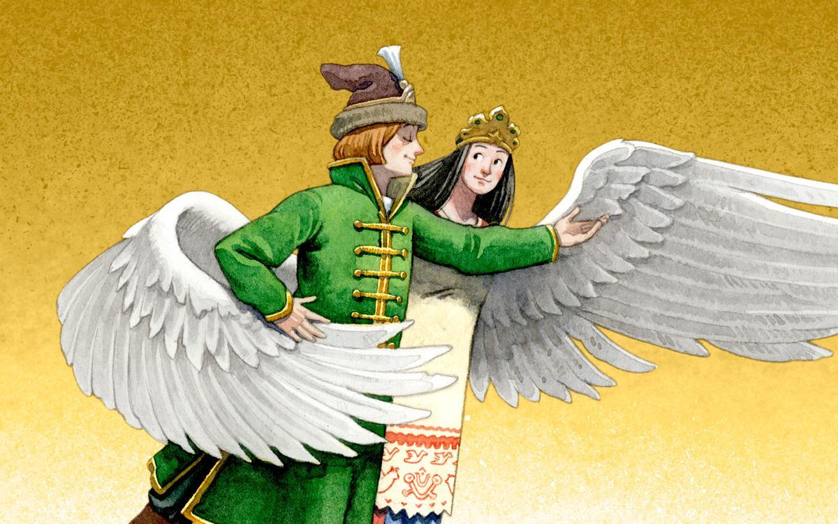 Ilustraciones de 'El cuento de zar Saltán'.
