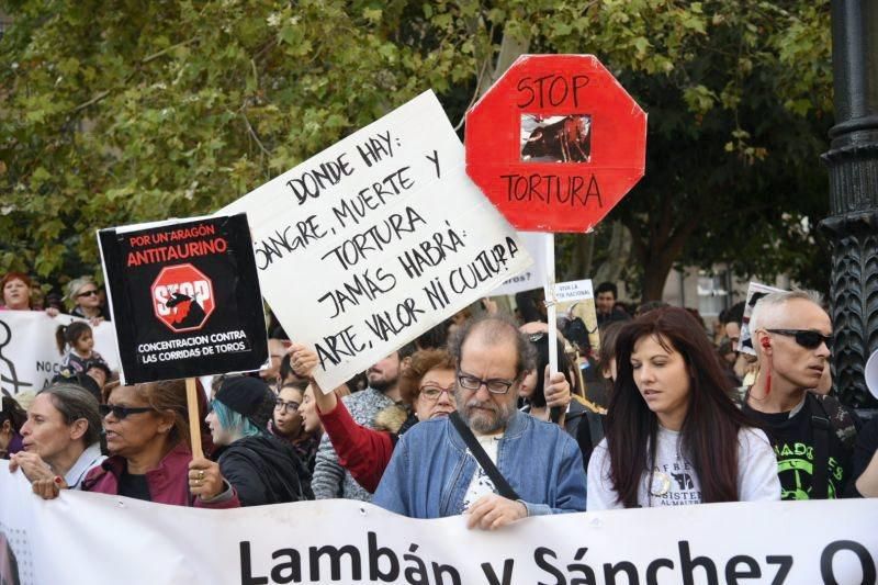 Concentración antitaurina el domingo en la plaza del Portillo de Zaragoza