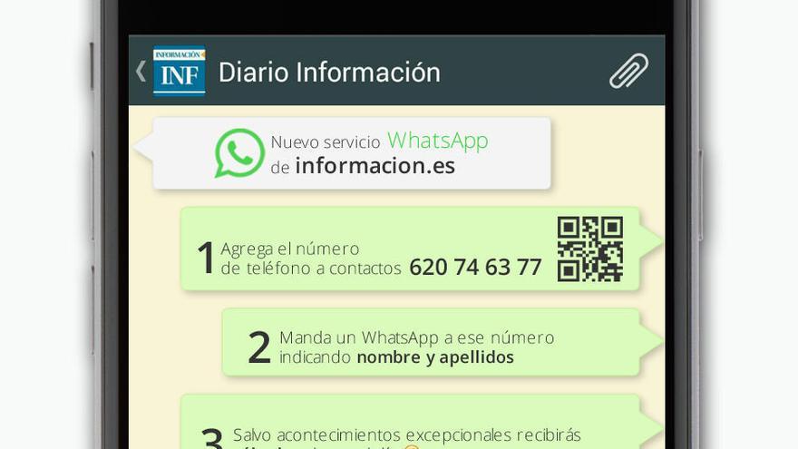 INFORMACIÓN, ahora en tu WhatsApp