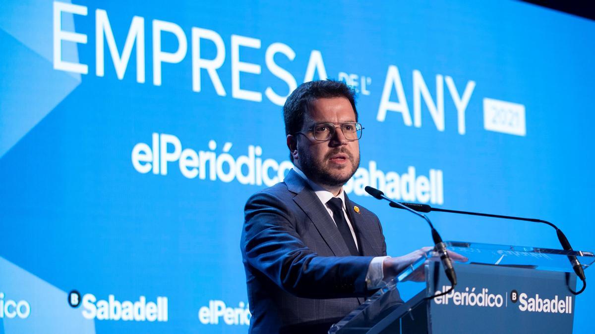 Aragonès crida els empresaris a resistir un 2022 d’inflació disparada Aragonès crida els empresaris a resistir un 2022 d’inflació disparada