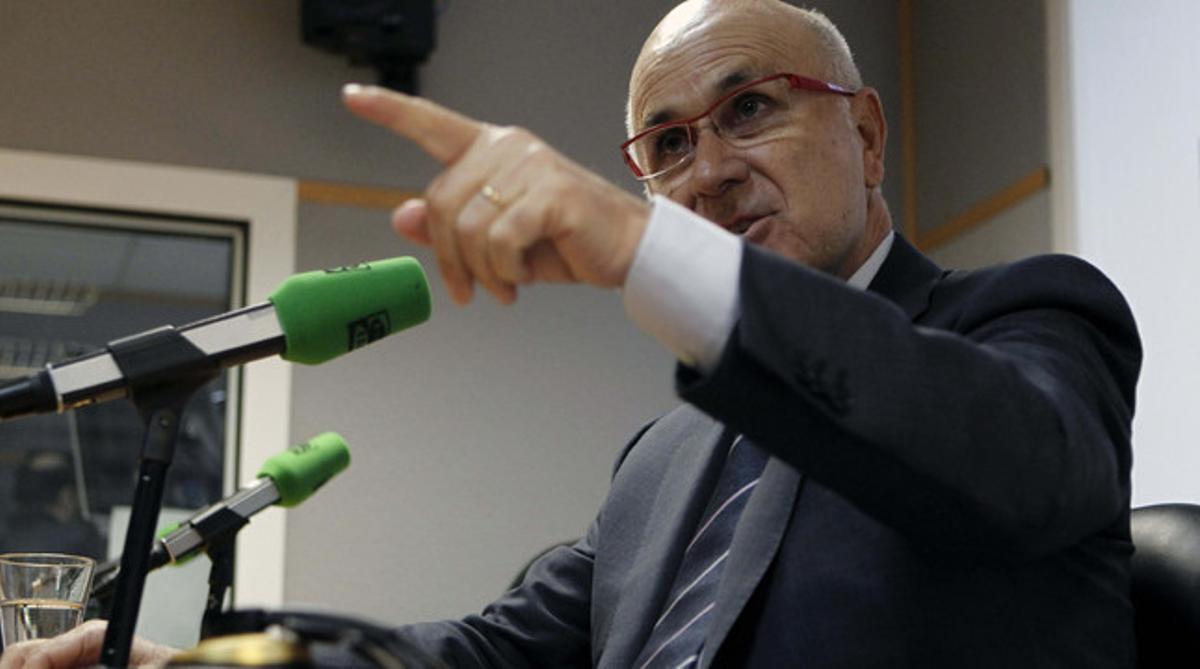 El líder d’UDC, Josep Antoni Duran Lleida, durant una entrevista a Onda Cero, la setmana passada. El líder d’UDC, Josep Antoni Duran Lleida, durant una entrevista a Onda Cero, la setmana passada.