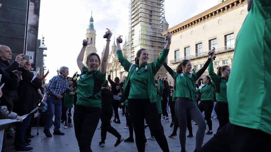 EN IMÁGENES | Flashmob jotero por Aspanoa: más de 2.200 personas bailan contra el cáncer infantil