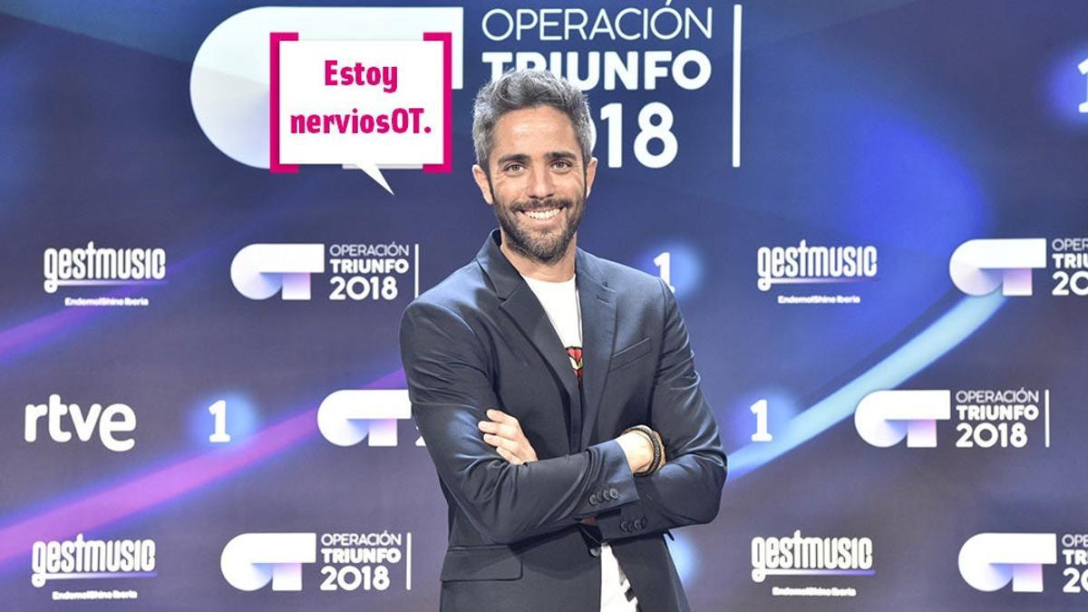 Roberto Leal en la presentación de OT 2018