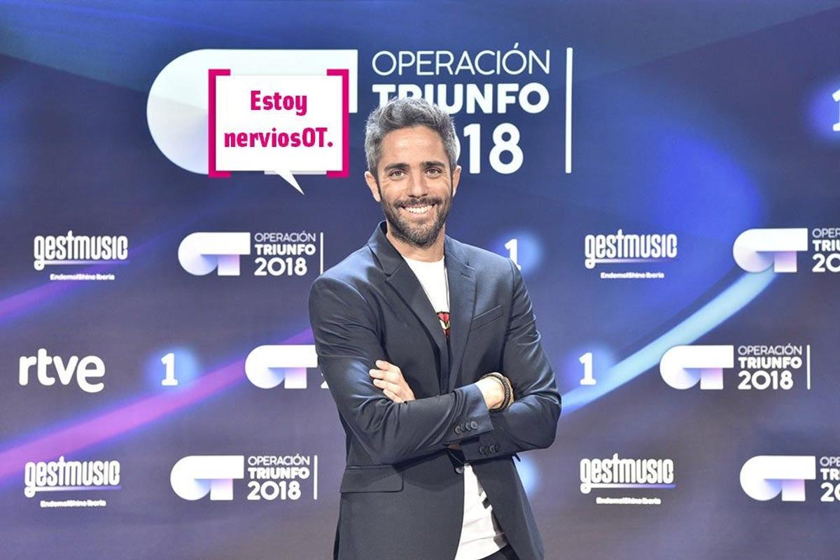 Roberto Leal en la presentación de OT 2018