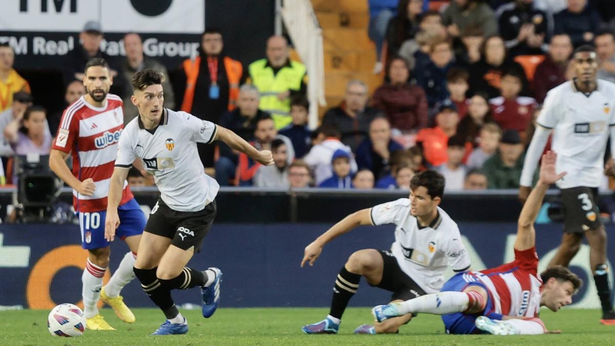 El Valencia venció en la ida con un solitario gol de Pepelu de penalti